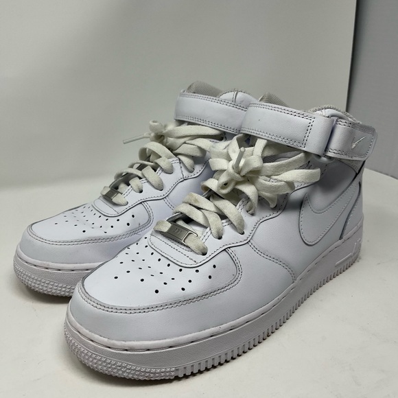 Nike Other - Nike Air Force 1 Mid 07 Triple White Men Classic Casual Shoes Sneaker CW2289-111
